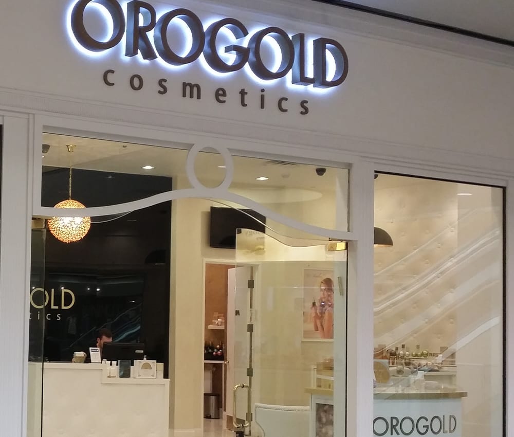 Orogold Cosmetics Builtout in Houston and Dallas 